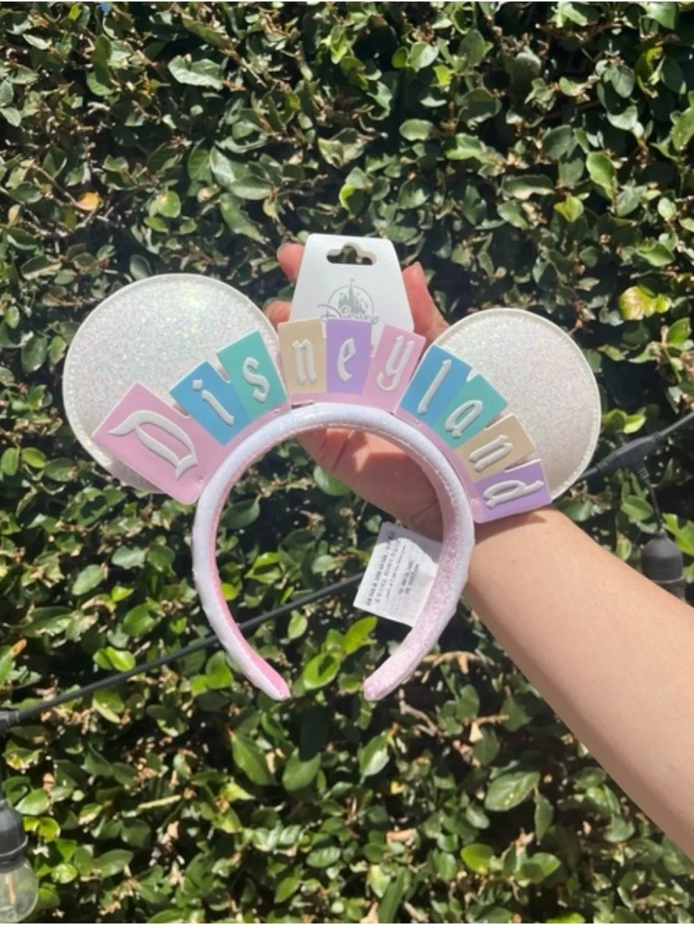 Disney Pink Pastel Disneyland Ear Headband